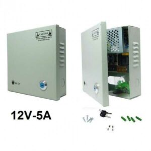 Coffret d'alimentation Power Supply pour Caméra de Surveillance 12V / 5A(S-12V-5A)