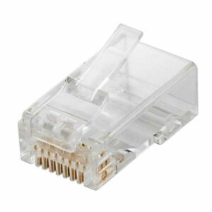 pruix tunisie Paquet de 100 Connecteurs RJ45 CAT 5 Connecteur Ethernet RJ45 est compatible avec câble Ethernet de Cat 5