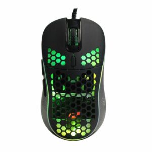 prix tunisie Souris Gamer STAR WAVE GM1142 Technologie de connectivité: Filaire  Interface: USB  Résolution: 7200 DPI  6 Boutons  Design Ergonomique avec rétroéclairage Rainbow  Longueur du câble: 1,5 mètre  Couleur: Noir Garantie: 1 an